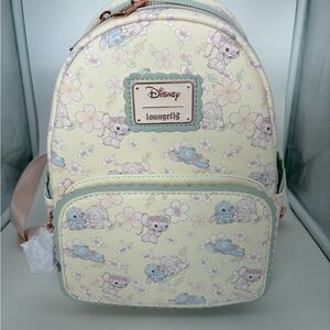 Loungefly Kids Mini Backpack in Pastel Cream, Pink & Mint